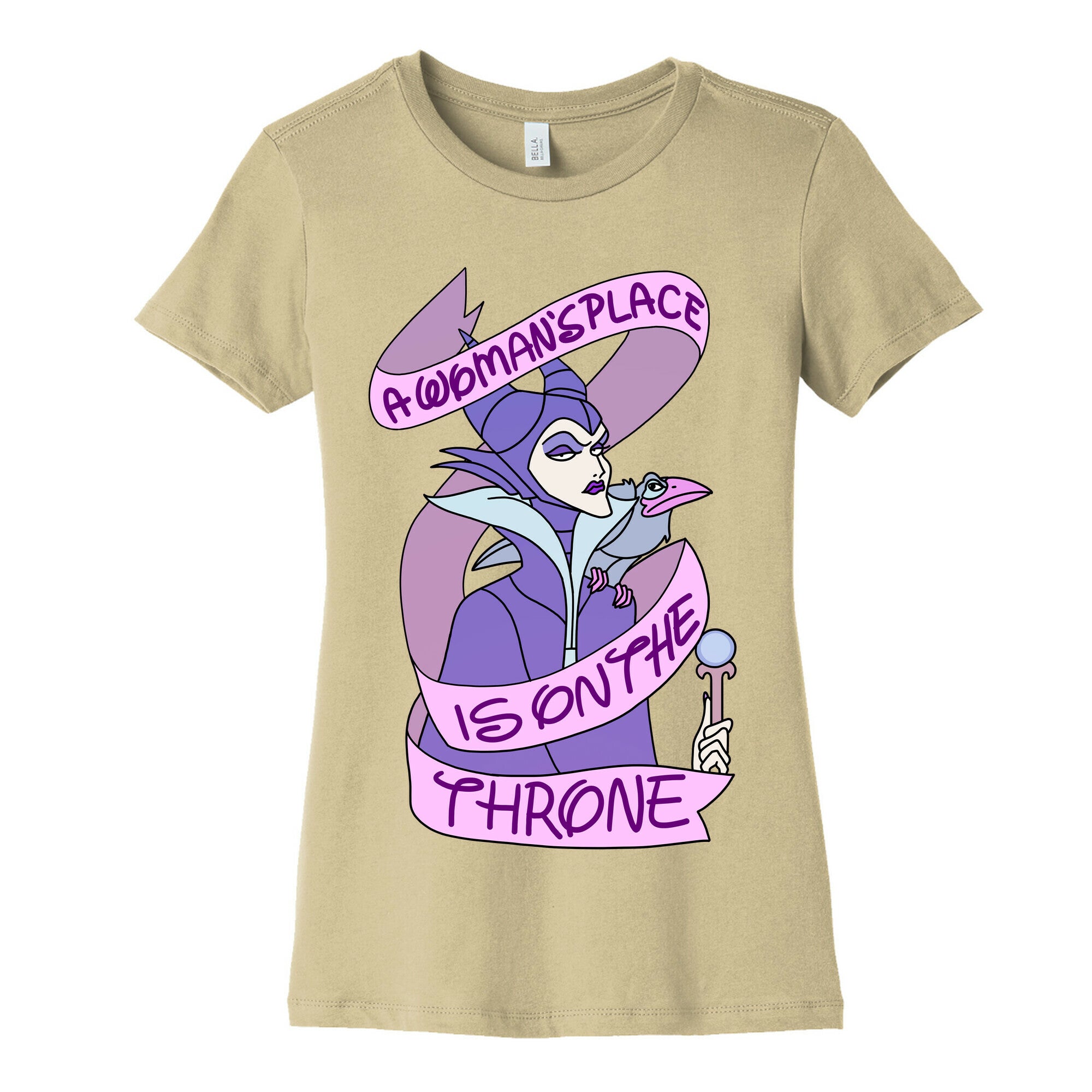 A Woman's Place Is On The Throne Women's Cotton Tee